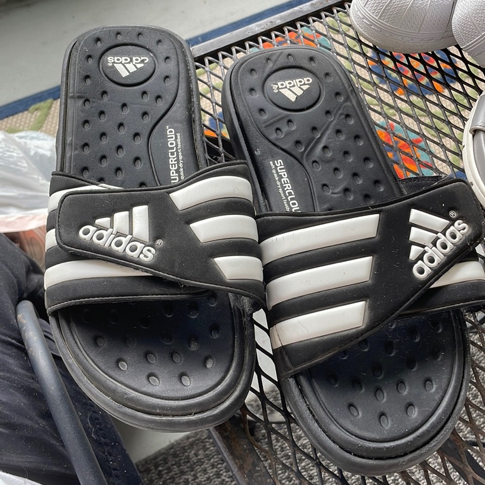 Adidas Supercloud Slide Sandal Men's size 12 US. Like new/gently worn. Velcro